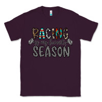 Plum Racing Is My Favorite Season Classic Tee - CowhideDigitalArt