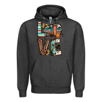 Charcoal Heather love camp Zipper Hoodie - JahusDesignShop