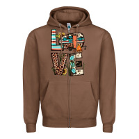 Chestnut love camp Zipper Hoodie - JahusDesignShop