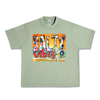 Oil Green salty vibes Urban Heavy Tee - texasbilliewilder