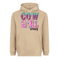 Mushroom cowgirl sassy with pink cowgirl Heavyweight Hoodie - NancyCooperArtShop