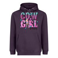 Plum cowgirl sassy with pink cowgirl Heavyweight Hoodie - NancyCooperArtShop