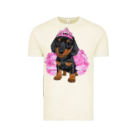 Vintage Arctic balerina dachshund with tutu Vintage Tee - RanaPortraitStore