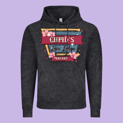 Vintage Hoodie cupid's love lodge