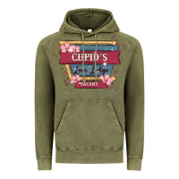 Vintage Olive cupid's love lodge Vintage Hoodie - MaliasSmallBusiness
