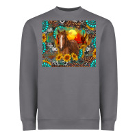 Storm western horse and desert tumbler Heavyweight Sweatshirt - RanaPortraitStore