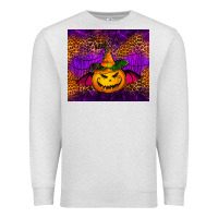 Oatmeal Heather halloween jack o'lantern tumbler Premium Sweatshirt - Jasminsmagicworld