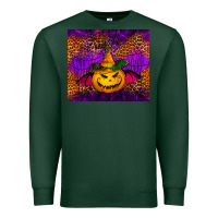 Sports Green halloween jack o'lantern tumbler Premium Sweatshirt - Jasminsmagicworld