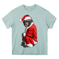 Arona Chimpanzee With Santa Clothes Heavy Core Tee - LillyAllenDesigns