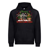 Black merry spinosaurusmas Urban Hoodie - LillyAllenDesigns