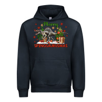Navy merry spinosaurusmas Urban Hoodie - LillyAllenDesigns