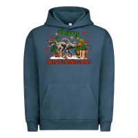 Pigment Midnight Navy merry spinosaurusmas Urban Hoodie - LillyAllenDesigns