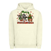 Pigment Pistachio merry spinosaurusmas Urban Hoodie - LillyAllenDesigns