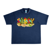 Navy sassy beach Urban Heavy Tee - texasbilliewilder