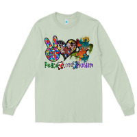 Matcha peace love autism Long Sleeve Tee - SublimationCraftShop