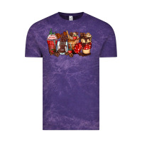 Cloud Purple hot chocolate coffee cups Vintage Tee - Zillion Design Studio
