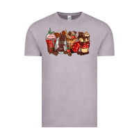Vintage Zinc hot chocolate coffee cups Vintage Tee - Zillion Design Studio