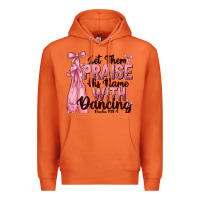 Carrot let them praise his name with dancing Premium Hoodie - NancyCooperArtShop