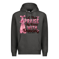 Charcoal Heather let them praise his name with dancing Premium Hoodie - NancyCooperArtShop