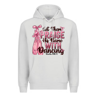 Dove Grey let them praise his name with dancing Premium Hoodie - NancyCooperArtShop