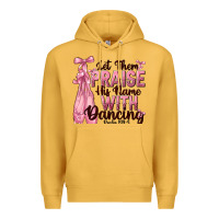 Mustard let them praise his name with dancing Premium Hoodie - NancyCooperArtShop