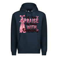 Navy let them praise his name with dancing Premium Hoodie - NancyCooperArtShop
