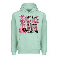 Seafoam let them praise his name with dancing Premium Hoodie - NancyCooperArtShop