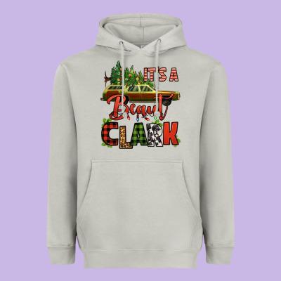 It's A Beaut Clark Christmas Vacation Car Heavyweight Hoodie Designed By Jasminsmagicworld