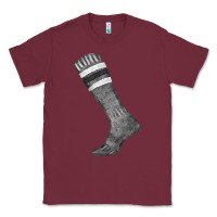 Burgundy black sock fa element Classic Tee - FaDigitalArtStudio