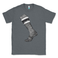 Charcoal Heather black sock fa element Classic Tee - FaDigitalArtStudio