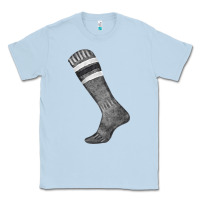 Dusty Blue black sock fa element Classic Tee - FaDigitalArtStudio