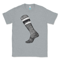 Heather Grey black sock fa element Classic Tee - FaDigitalArtStudio