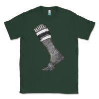 Sports Green black sock fa element Classic Tee - FaDigitalArtStudio
