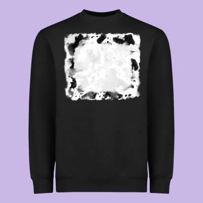 Heavyweight Sweatshirt black and white cowhide frames