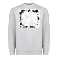 Heather Grey black and white cowhide frames Heavyweight Sweatshirt - RanaPortraitStore