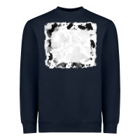 Navy black and white cowhide frames Heavyweight Sweatshirt - RanaPortraitStore