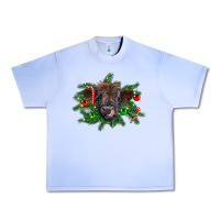 Grape Ice Christmas highland calf Urban Heavy Tee - RanaPortraitStore