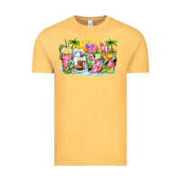 Vintage Mustard beach summer coffee cups Vintage Tee - Zillion Design Studio