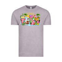 Vintage Zinc beach summer coffee cups Vintage Tee - Zillion Design Studio