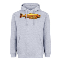Heather Grey golden trout west virginia Heavyweight Hoodie - LillyAllenDesigns