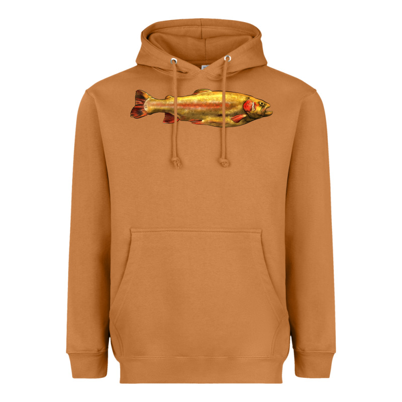 Golden Trout West Virginia Heavyweight Hoodie by LillyAllenDesigns | Teevron