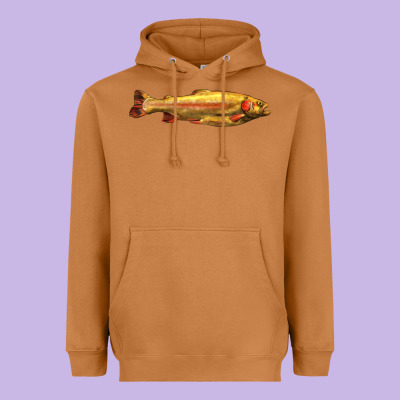 Golden Trout West Virginia Heavyweight Hoodie Designed By Lillyallendesigns