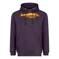 Plum golden trout west virginia Heavyweight Hoodie - LillyAllenDesigns