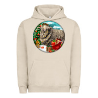 Pigment French Oak christmas merino wool sheep Urban Hoodie - LillyAllenDesigns