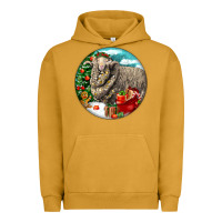 Pigment Peanut Butter christmas merino wool sheep Urban Hoodie - LillyAllenDesigns