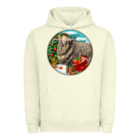 Pigment Pistachio christmas merino wool sheep Urban Hoodie - LillyAllenDesigns