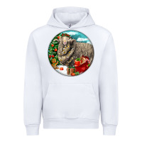 White christmas merino wool sheep Urban Hoodie - LillyAllenDesigns