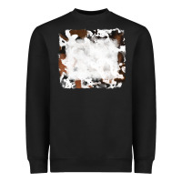 Black black and brown cowhide Heavyweight Sweatshirt - RanaPortraitStore
