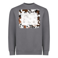 Storm black and brown cowhide Heavyweight Sweatshirt - RanaPortraitStore