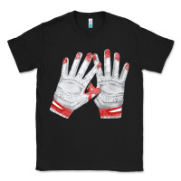 Black batting gloves Classic Tee - FaDigitalArtStudio